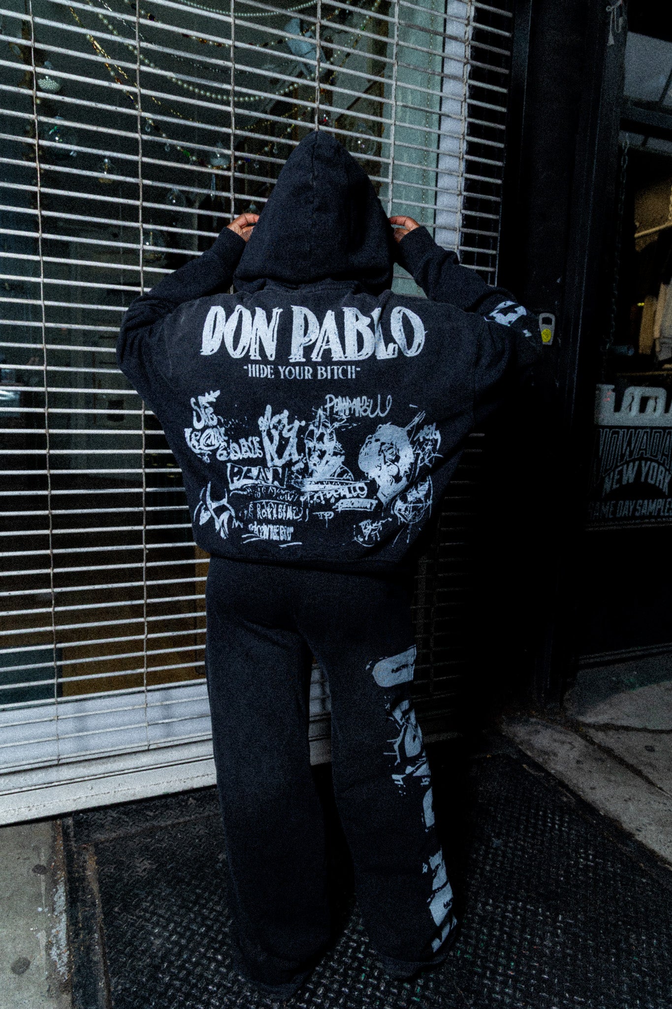 'WANTED" DESTROYED HOODIE