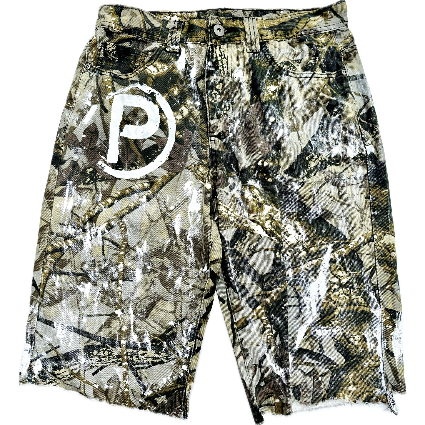 Camo Rhinestone Shorts