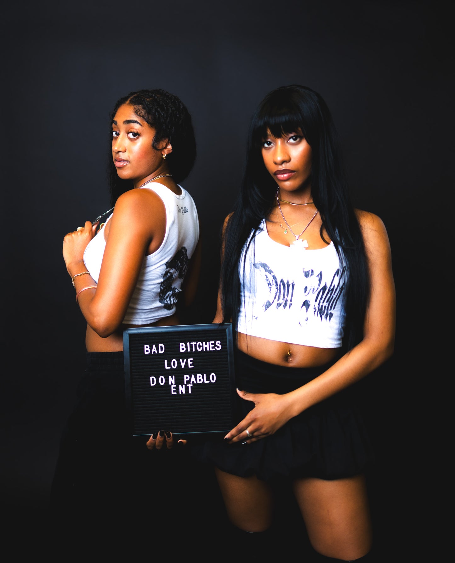 "BAD BI**HES LOVE DON PABLO" CROP TOP