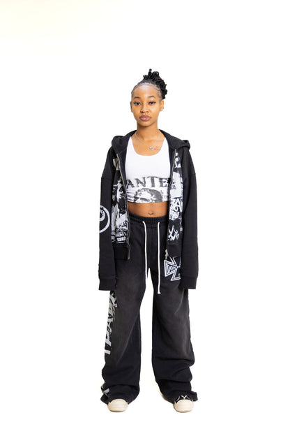 "WANTED" DESTROYED SWEATS