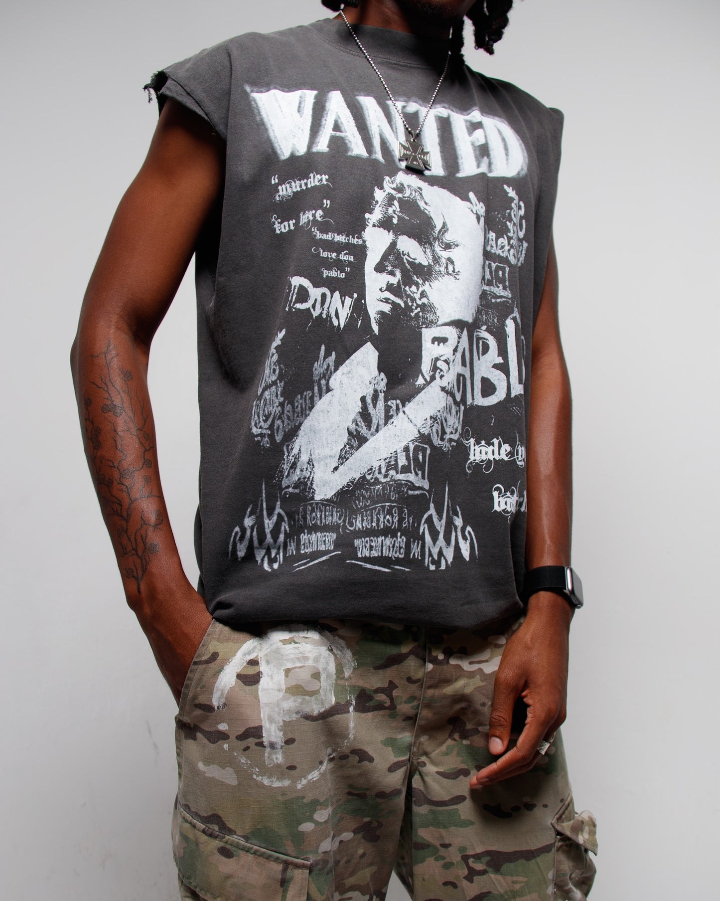"WANTED" Muscle Tee