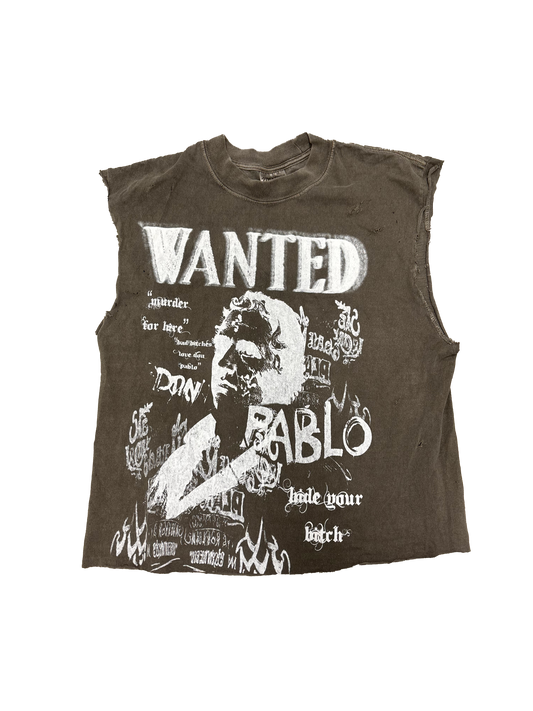 "WANTED" Muscle Tee